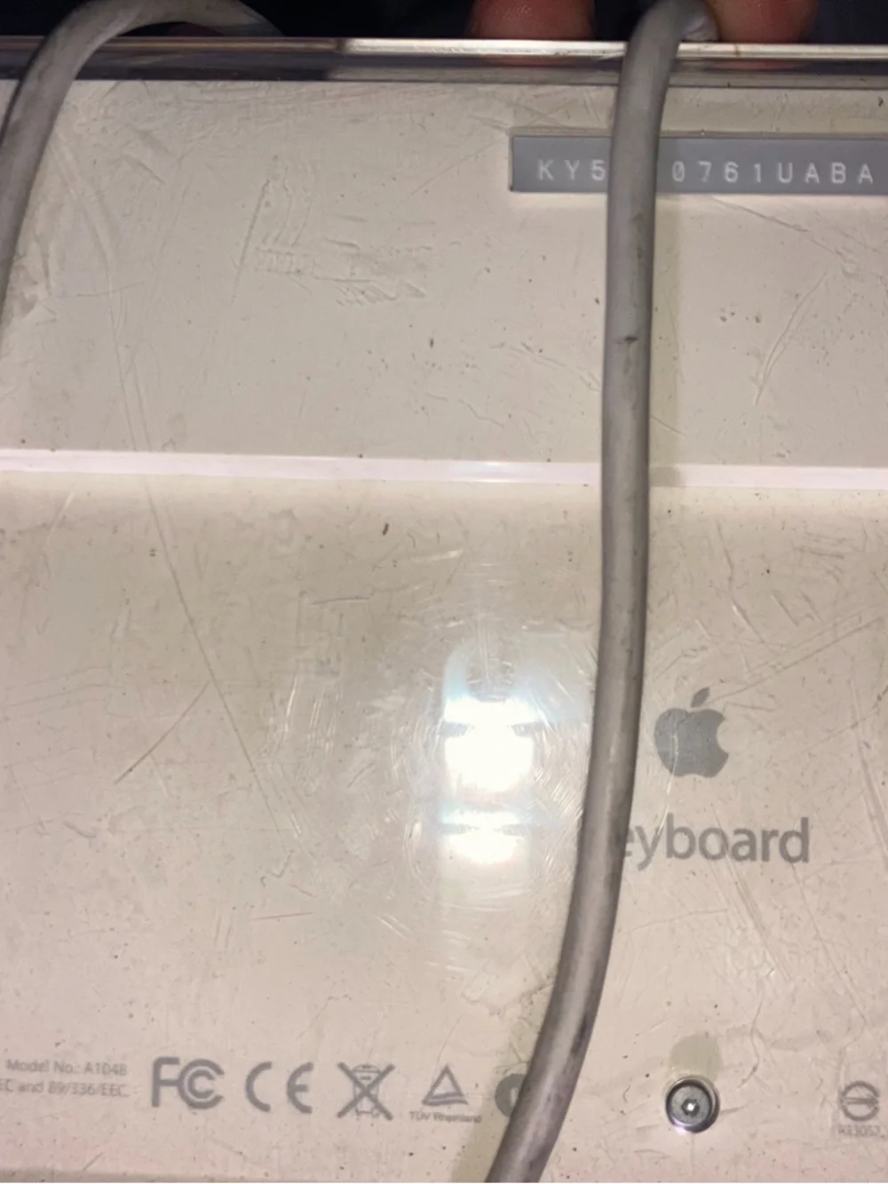 Wired Apple Computer Keyboard
